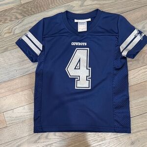 Kids Blue and Silver Sports Jersey